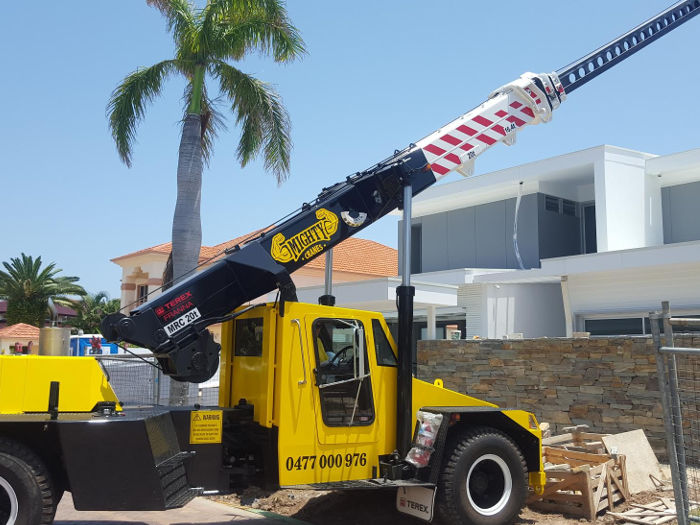 Crane Hire Pool relocation