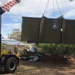 Shed Relocation - Craning Sheds On Your Property
