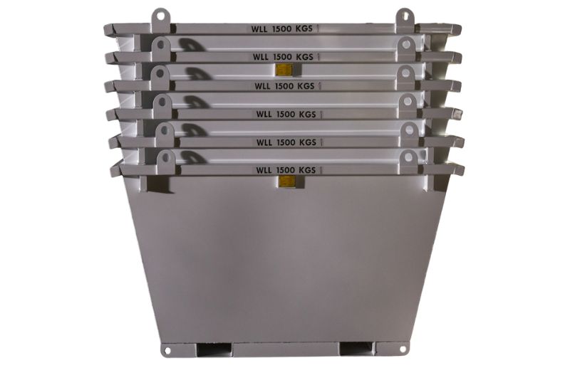 No 21 Bremco crane site bin