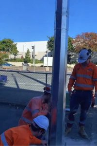 crane hire for light pole installation brisbane qld