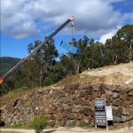 crane hire to lift frame packs to sloped building site brisbane qld crane hire to lift frame packs to sloped building site brisbane qld