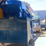 dual franna crane hire lift during machinery installation brisbane qld