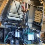 engine lift during tipper truck maintenance brisbane qld engine lift during tipper truck maintenance brisbane qld