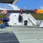 franna crane assisting with engine replacemement redlands qld