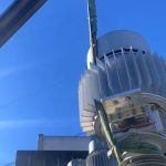 franna taxi crane assisting in power station maintenance brisbane qld