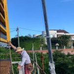 kato city crane assisting with form work brisbane qld